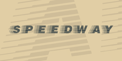 Speedway Font