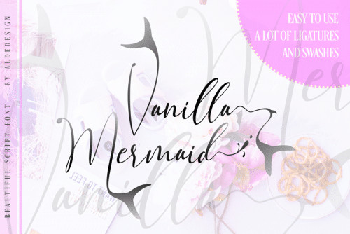 Vanilla Mermaid Font
