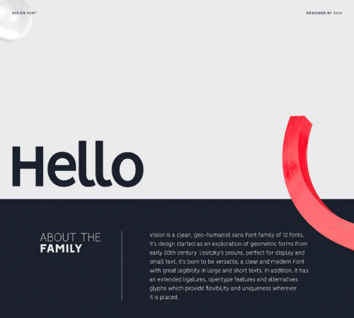 Vision-Sans-Font-Family