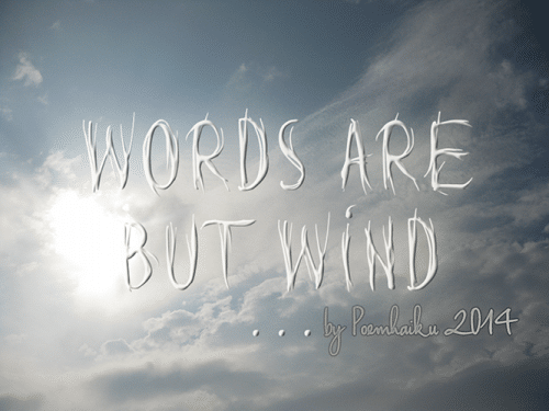 Words Are But Wind Font