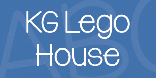 kg lego house font