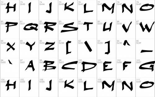 A Abrigy Think Font 2
