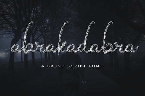 Abrakadabra Brush Script Font 1