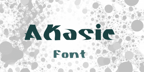 Akasic Font 1