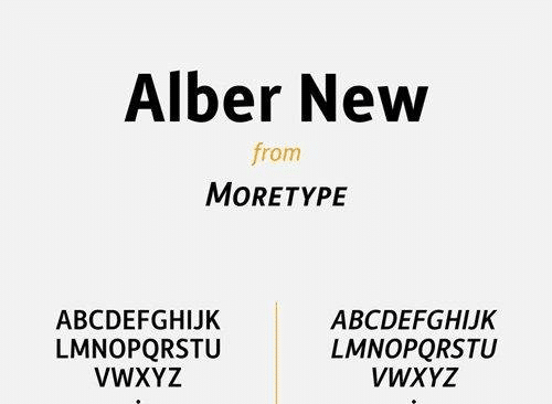 Alber-New-Font-Family