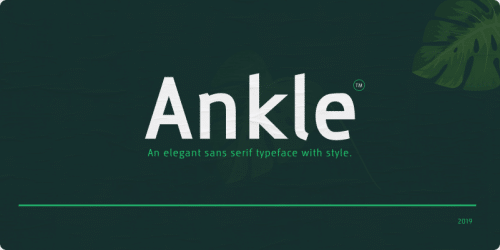 Ankle Sans Font