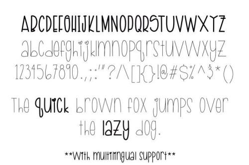 April Showers Script Font 4