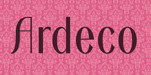 Ardeco Font