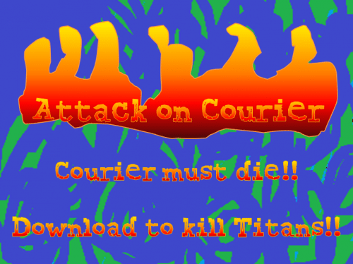 Attack On Courier Font