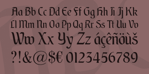 Augsburger Schrift Cat Font 3
