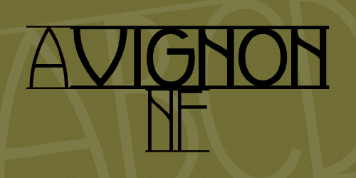 Avignon Nf Font (1)