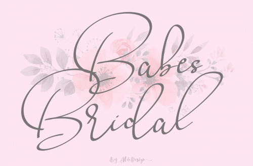 Babes  Bridal Font