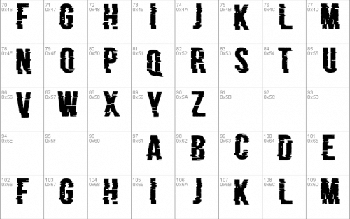 Bad Signal Font 2