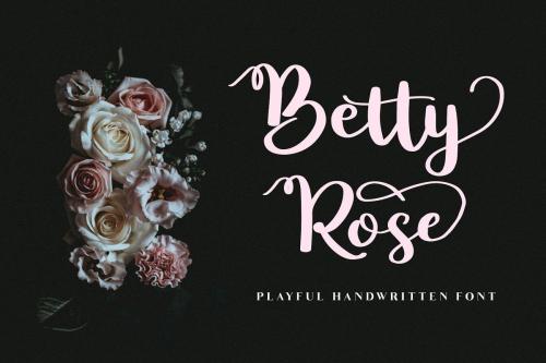 Betty Rose Font 1
