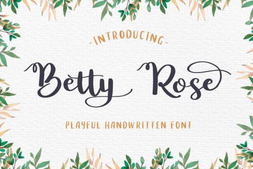 Betty Rose Font 2