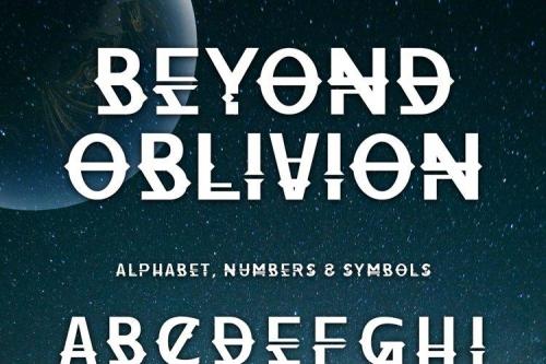 Beyond Oblivion Display Font 4