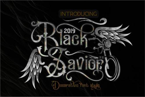 Black Savior Font