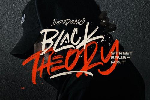 Black Theory - Urban Brush Font 1