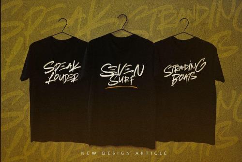 Black Theory - Urban Brush Font 8
