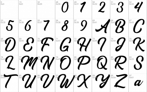 Blaster Calligraphy Font 2