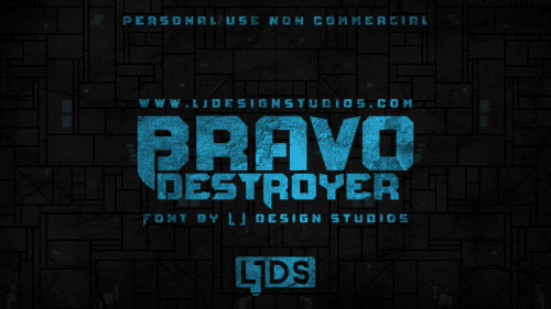 Bravo Destroyer Font