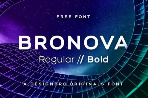 Bronova Sans Serif Basic Font