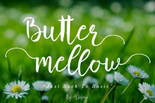 Butter Mellow Font 1