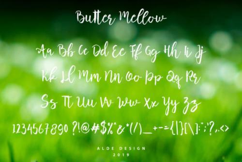 Butter Mellow Font 6