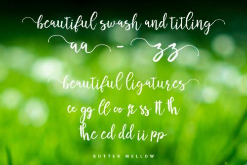 Butter Mellow Font 7