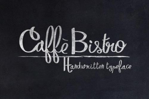 CaffèBistro Handwritten Font