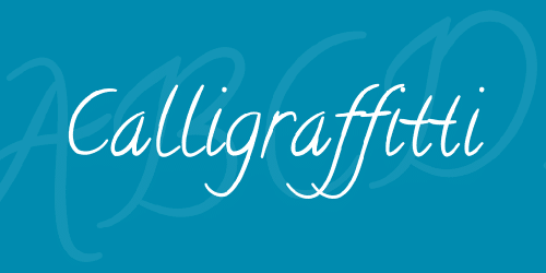 Calligraffitti Font