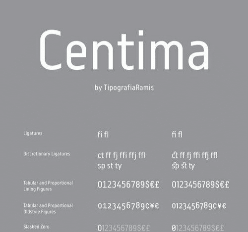 Centima-Font-Family