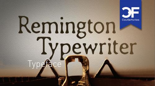 Cf Remington Typewriter Font
