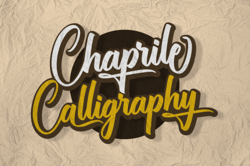 Chaprile Calligraphy Beauty Font