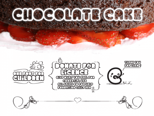 Chocolate Cake Font 1