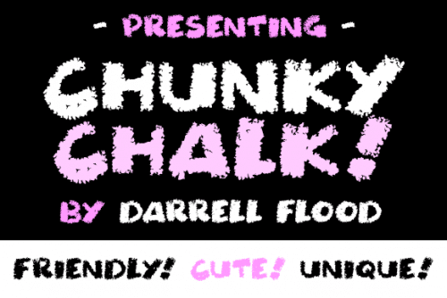 Chunky Chalk Font 1