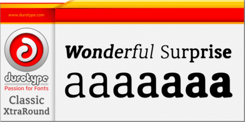 Classic XtraRound Font Family 2