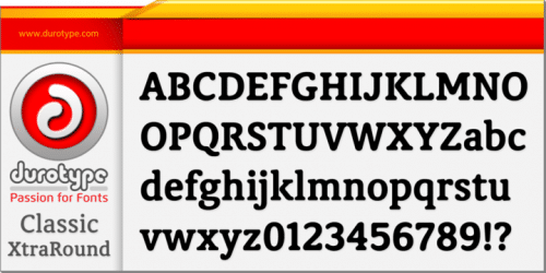 Classic XtraRound Font Family 3