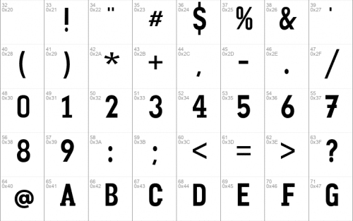 Clutsy Font 1