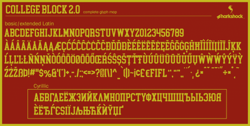 College Block 2.0 Font