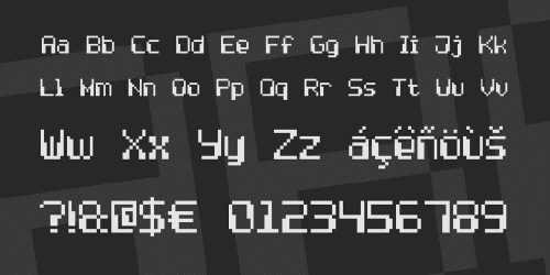 Computer Pixel-7 Font 1