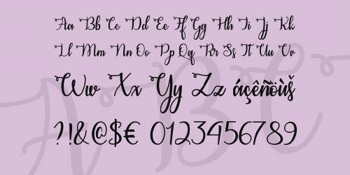 Congrats Calligraphy Font 3