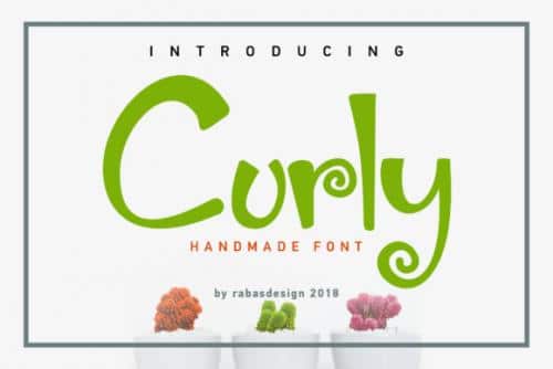 Curly Font 1