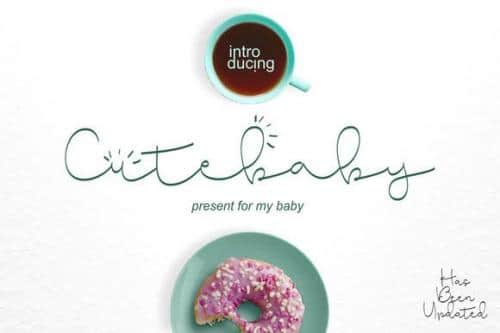 Cute Baby Font 1