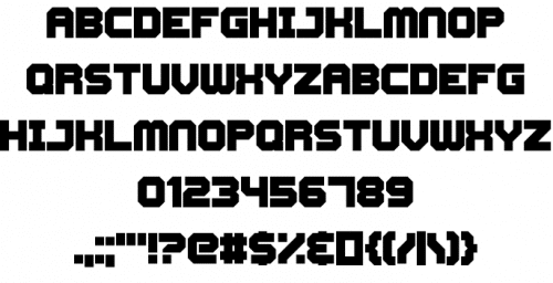 Cyberspace Raceway Font 2