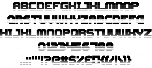 Cyberspace Raceway Font 3