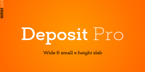 Deposit Pro Font 1