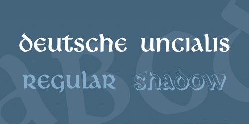 Deutsche Uncialis Font