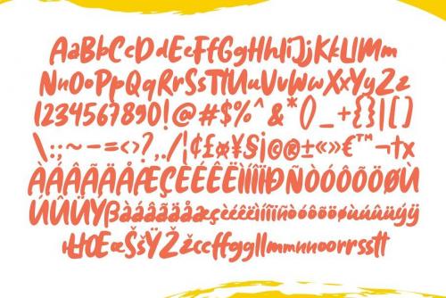 Diggies - A Playful Doodle Font 8