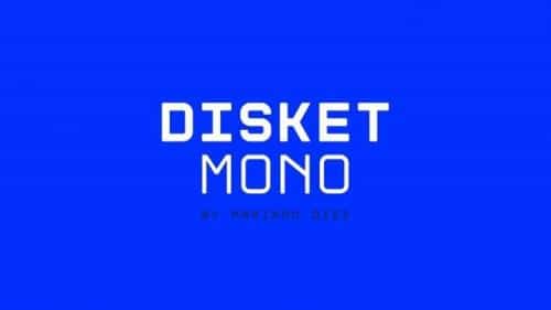 Disket Mono Free Font 1